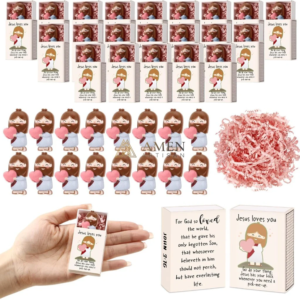 Jesus Doll Matchbox Gift Set Amen Artisan