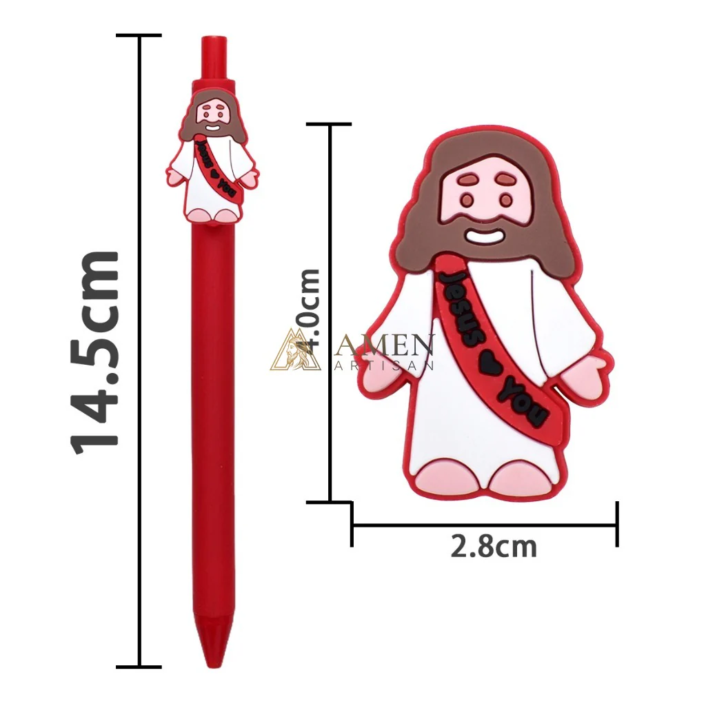 Jesus Doll Retractable Ballpoint Pen  Amen Artisan - Image 4