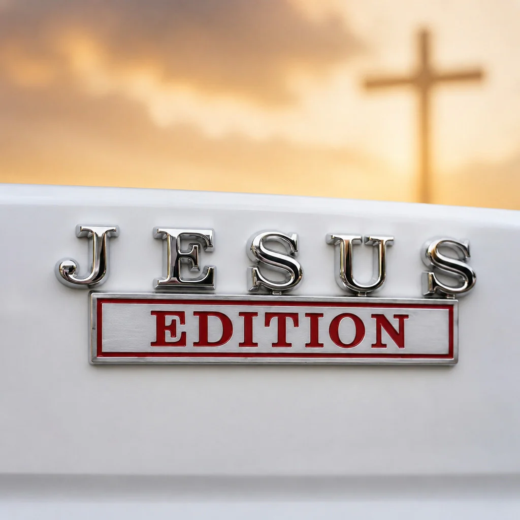 JESUS EDITION Metal Car Emblem Set - Christian Faith, Liberty & Personal Belief | Amen Artisan - Image 3