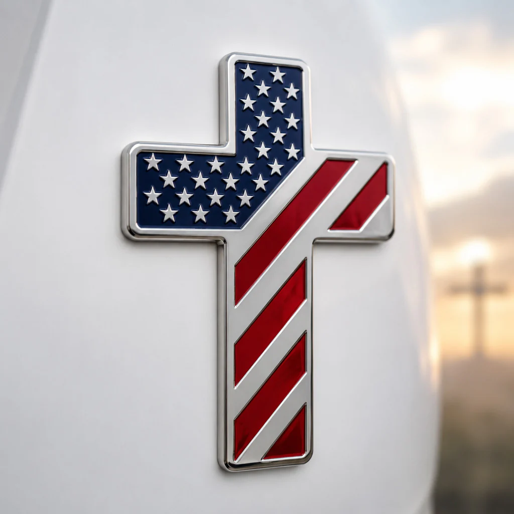 JESUS EDITION Metal Car Emblem Set - Christian Faith, Liberty & Personal Belief | Amen Artisan - Image 4