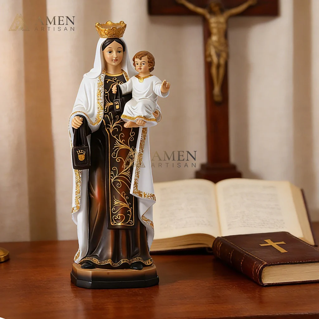 Madonna and Child Statue Amen Artisan - Image 4