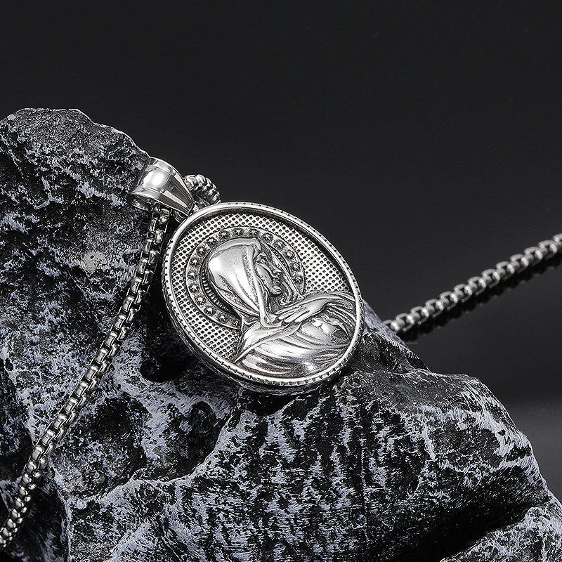 Miraculous Medal Necklace Amen Artisan - Image 2