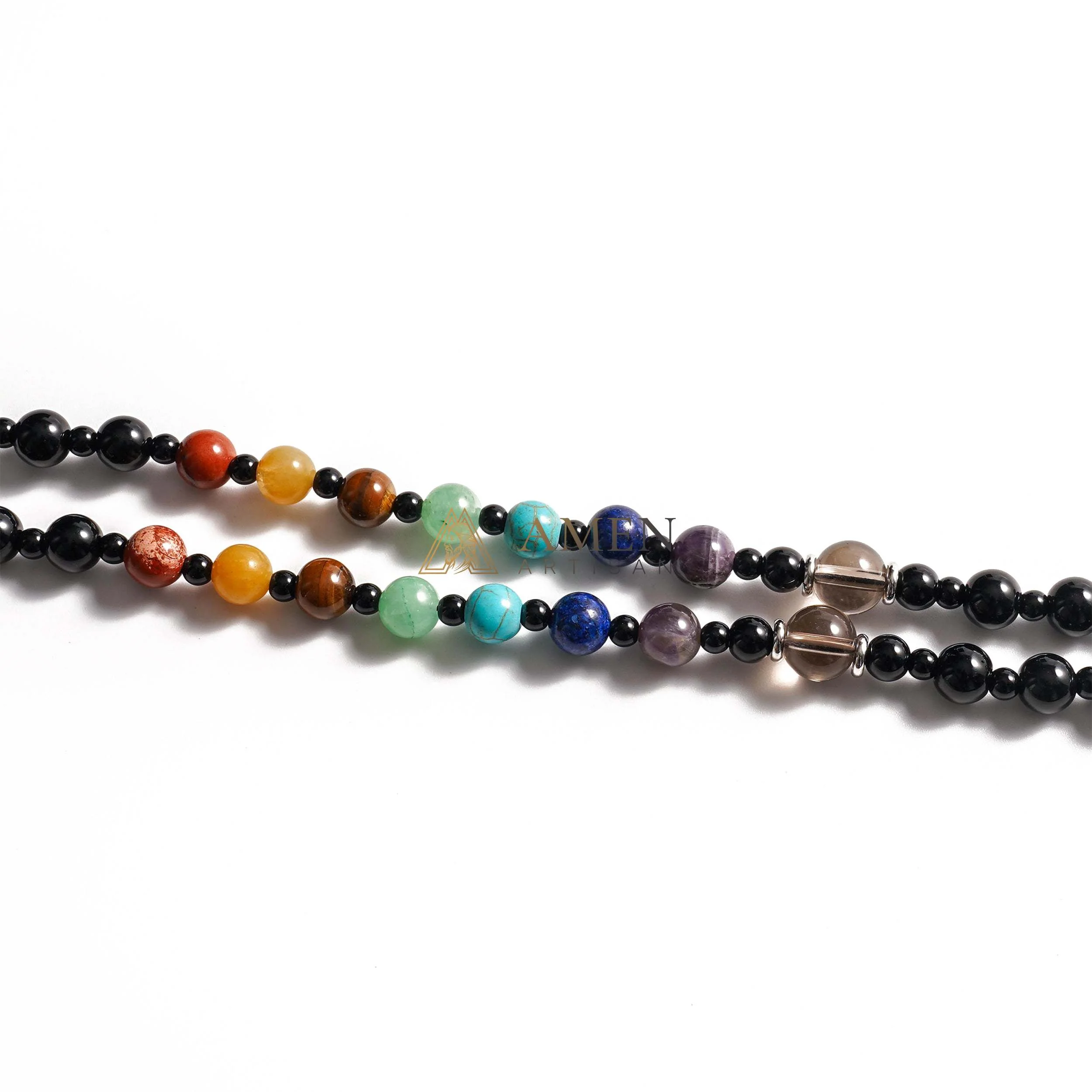 Multicolor Cross Rosary Amen Artisan - Image 3