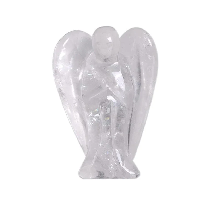 Hand-Carved Crystal Angel Frame – Peace, Guidance & Protection |  Amen Artisan - Image 11