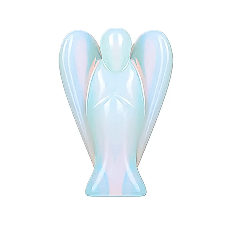 Hand-Carved Crystal Angel Frame – Peace, Guidance & Protection |  Amen Artisan - Image 16