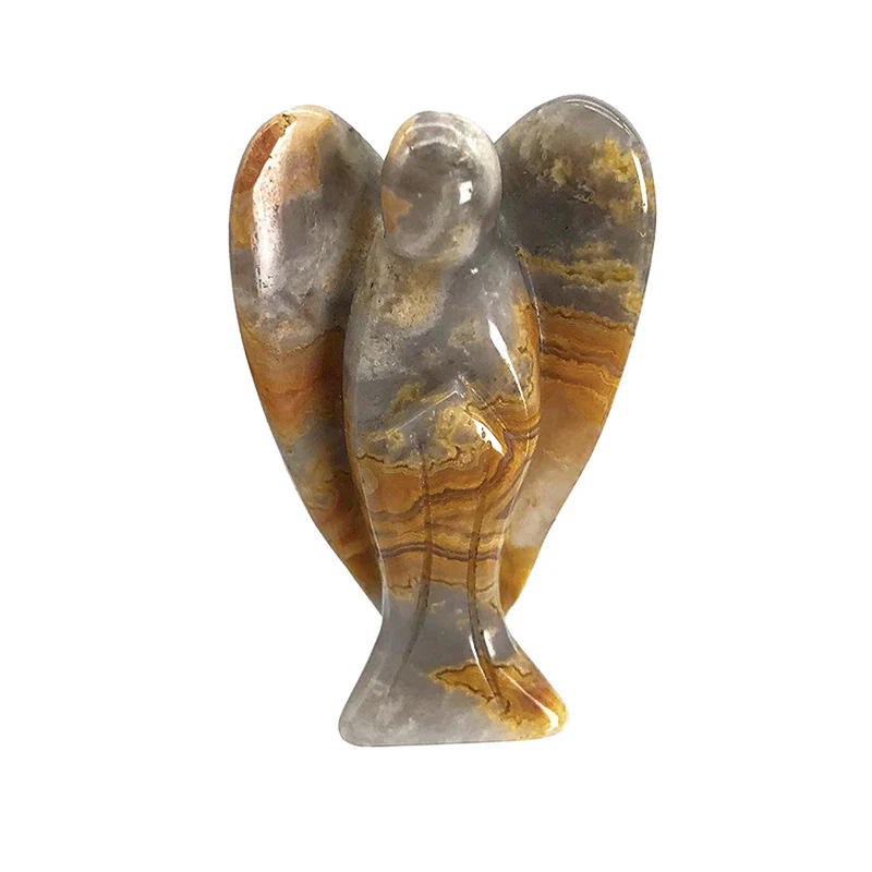 Hand-Carved Crystal Angel Frame – Peace, Guidance & Protection |  Amen Artisan - Image 25