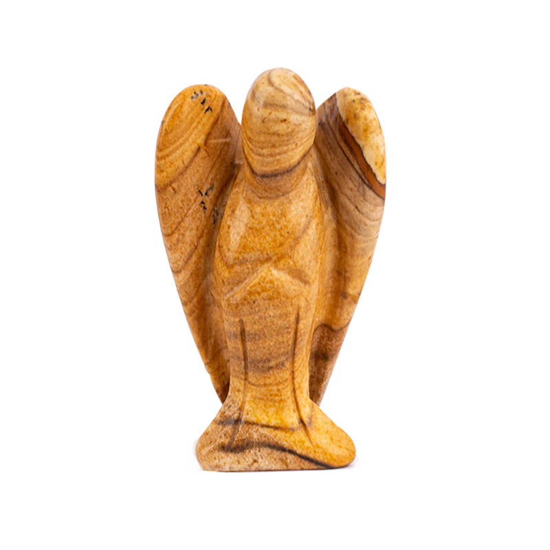 Hand-Carved Crystal Angel Frame – Peace, Guidance & Protection |  Amen Artisan - Image 47