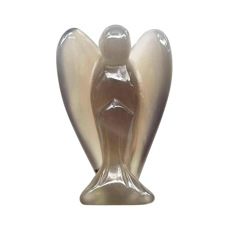 Hand-Carved Crystal Angel Frame – Peace, Guidance & Protection |  Amen Artisan - Image 49
