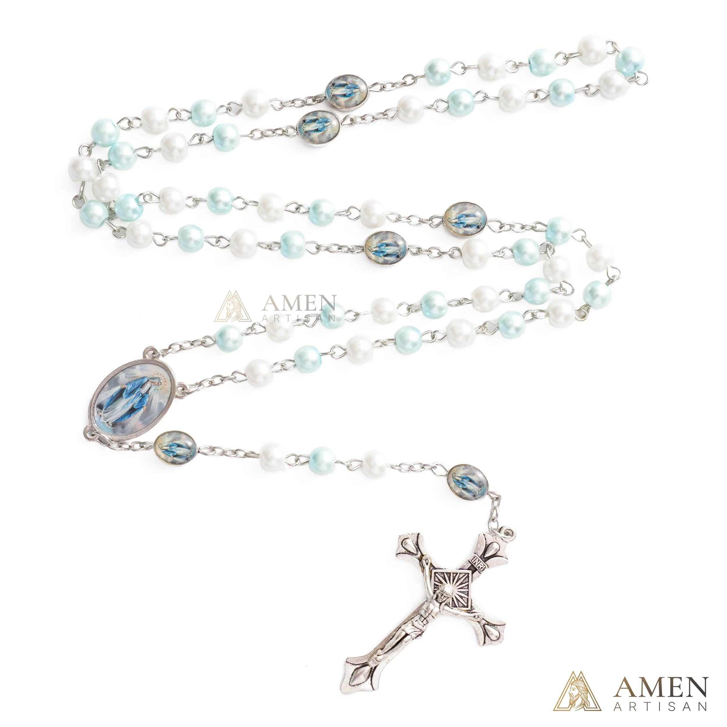 Our Lady of Grace Devotional Rosary | Amen Artisan - Image 2