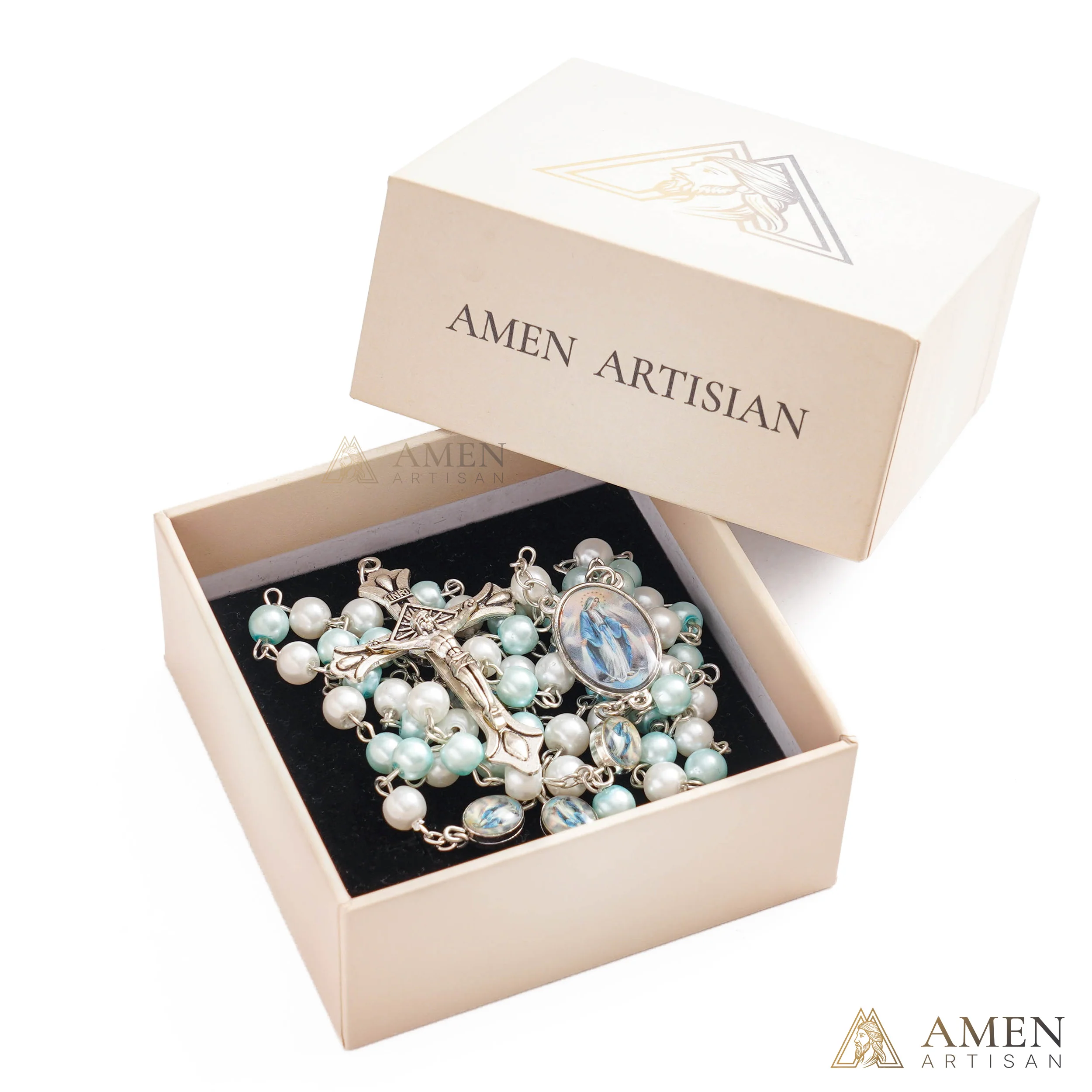 Our Lady of Grace Devotional Rosary | Amen Artisan - Image 4