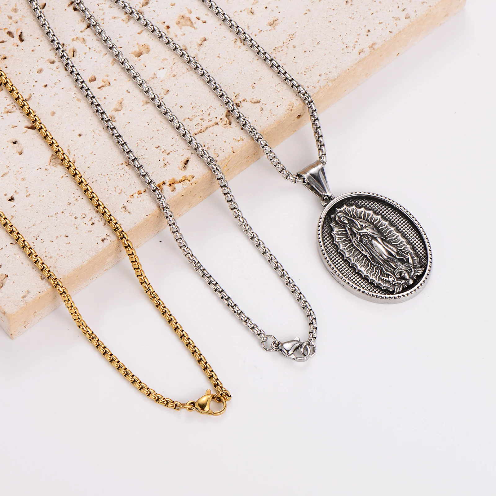 Our Lady of Guadalupe Necklace Amen Artisan - Image 2