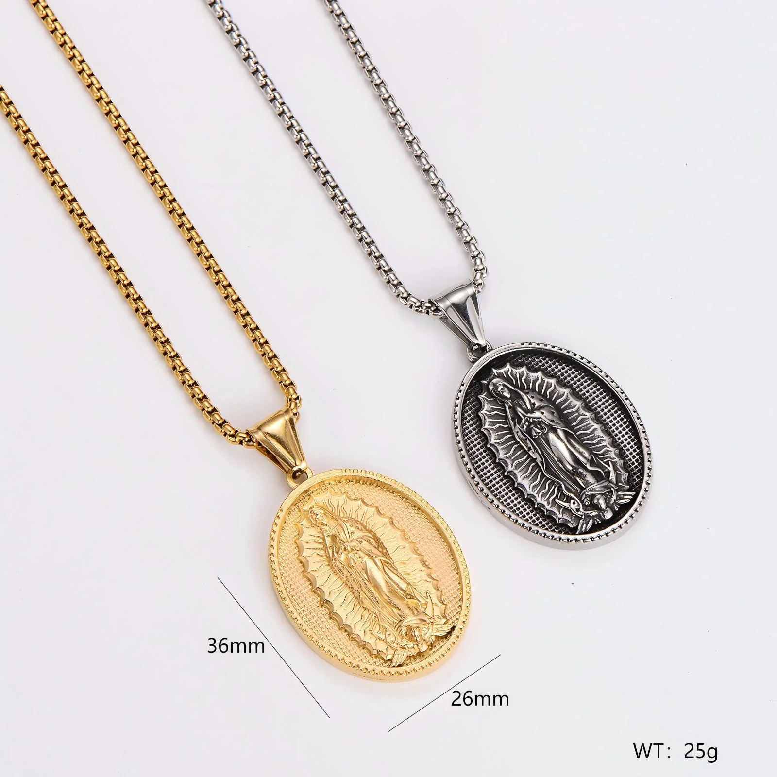 Our Lady of Guadalupe Necklace Amen Artisan - Image 5