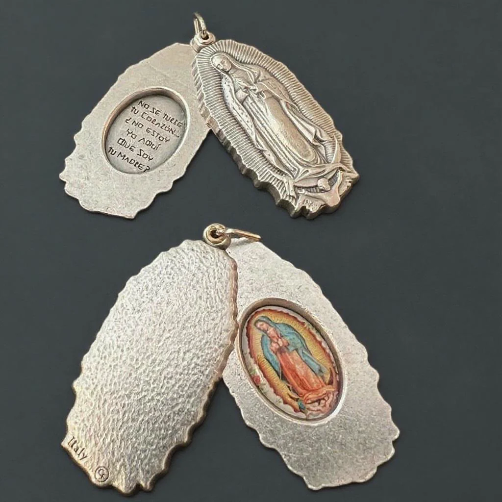Our Lady of Guadalupe pendant  Amen Artisan