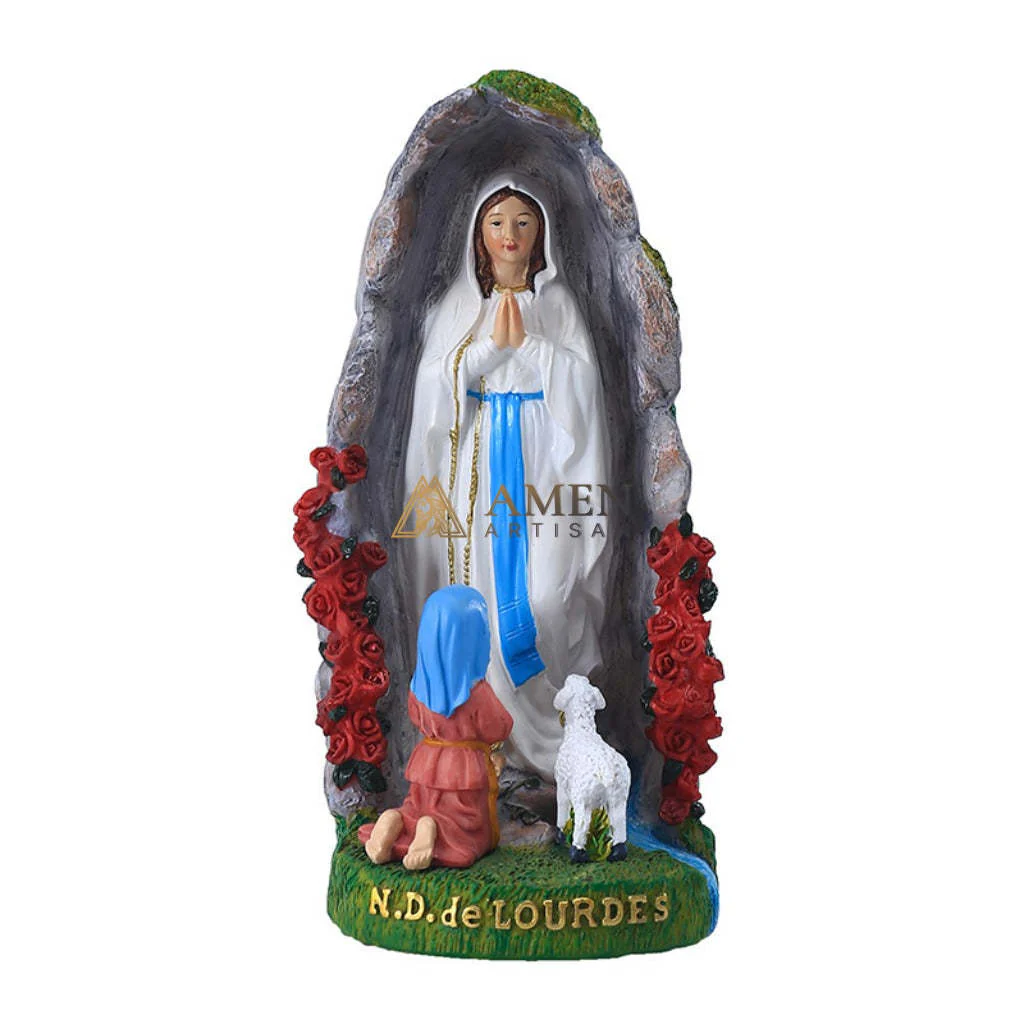 Our Lady of Lourdes Statue Amen Artisan - Image 5