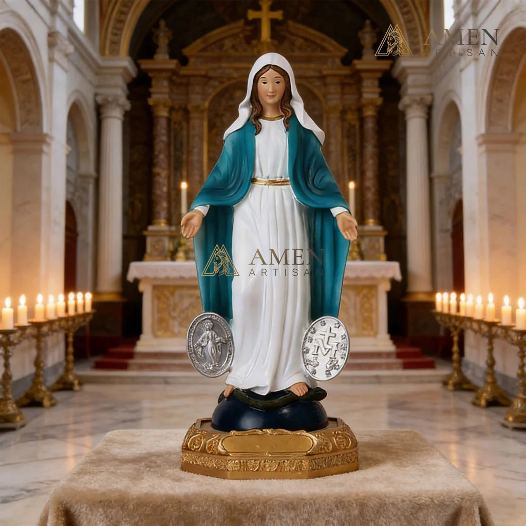 Our Lady Statue Amen Artisan - Image 2