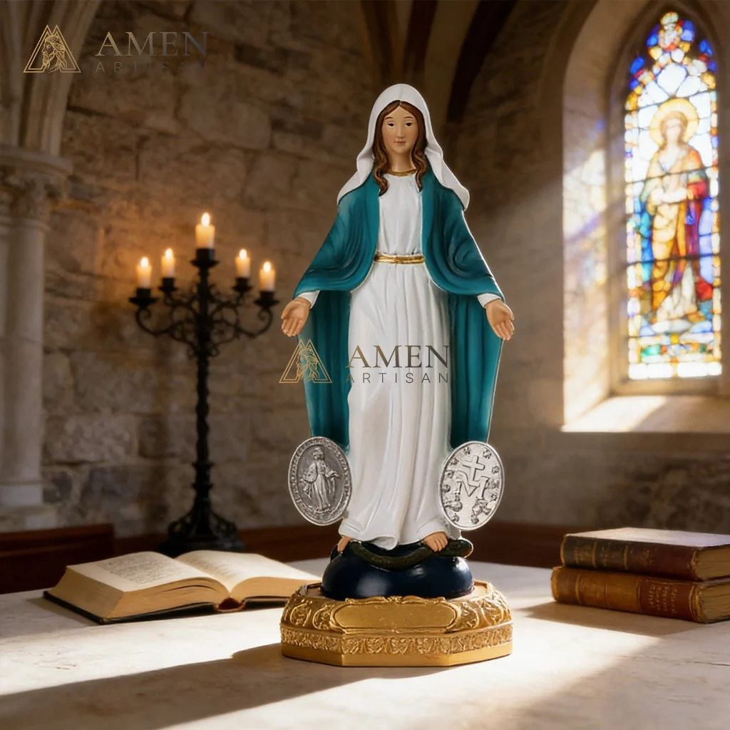Our Lady Statue Amen Artisan - Image 3