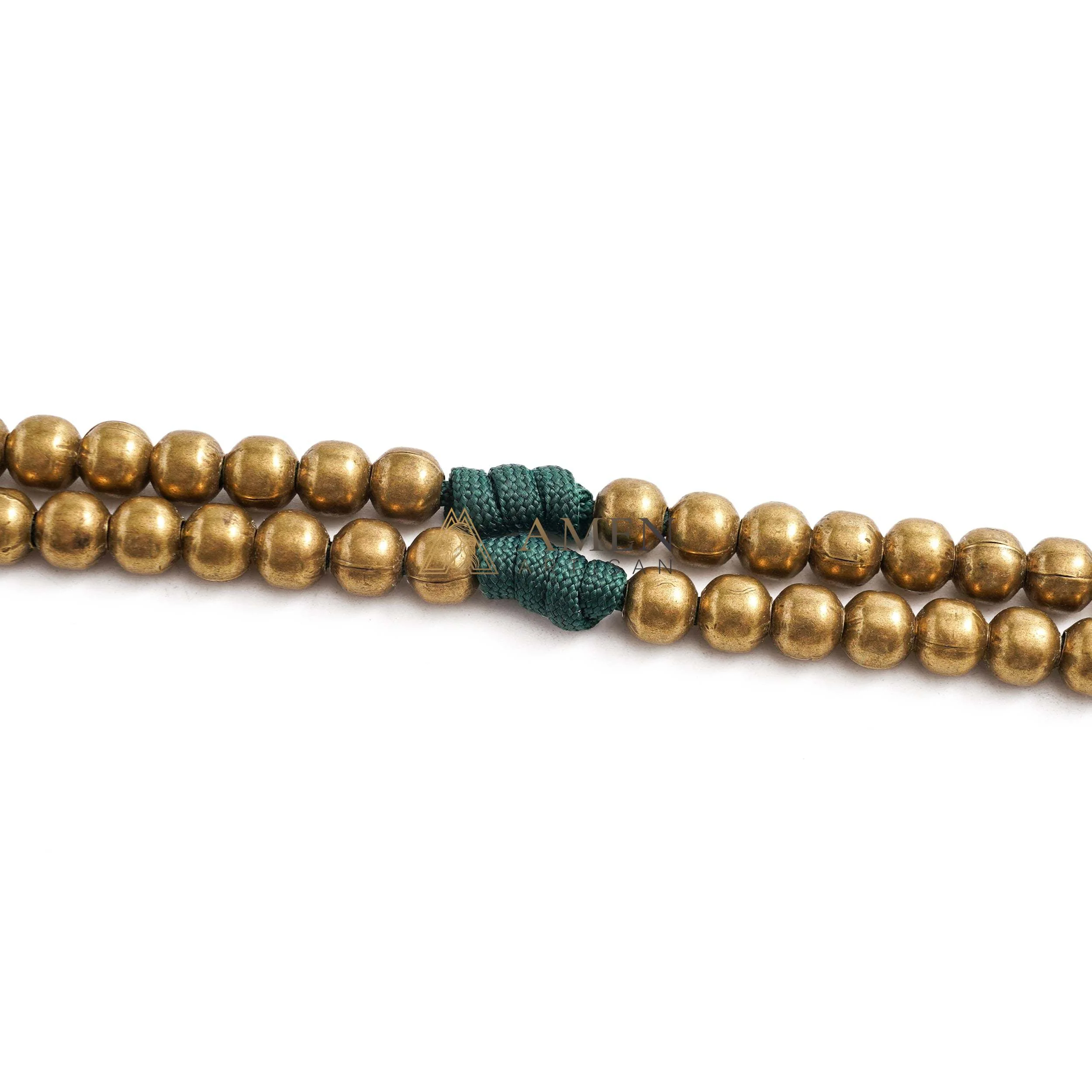 Military-Grade Paracord Rosary with Antique Bronze Beads & Enamel Crucifix Amen Artisan - Image 5