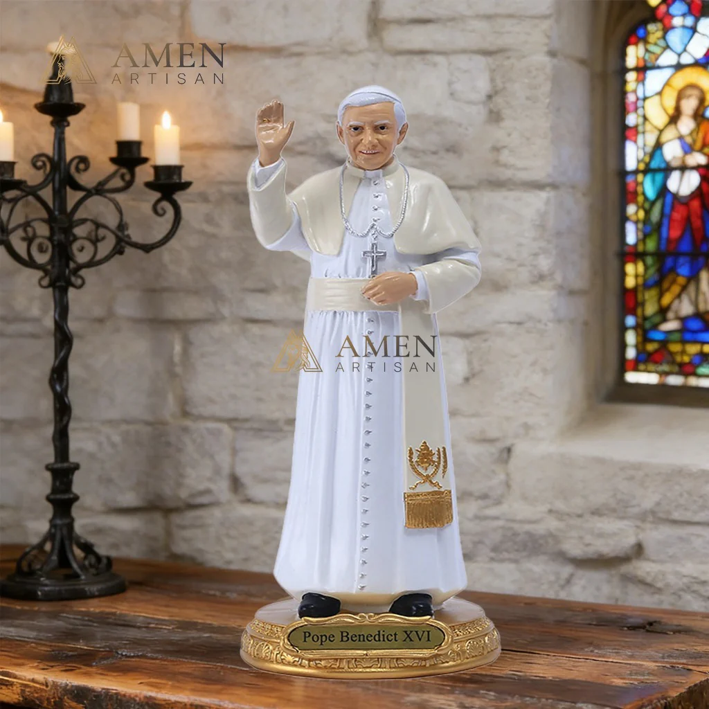 Pope Benedict XVI Statue Amen Artisan - Image 3