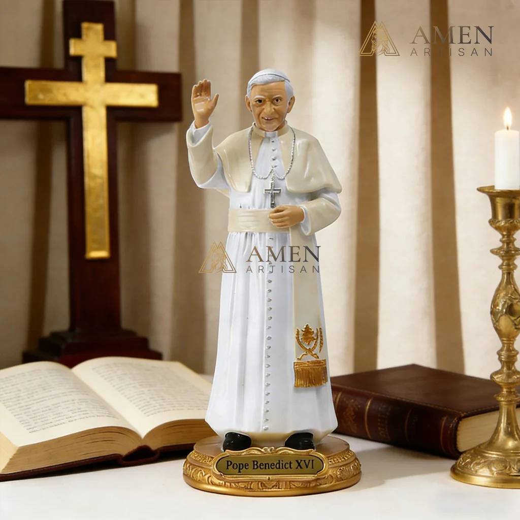 Pope Benedict XVI Statue Amen Artisan - Image 4