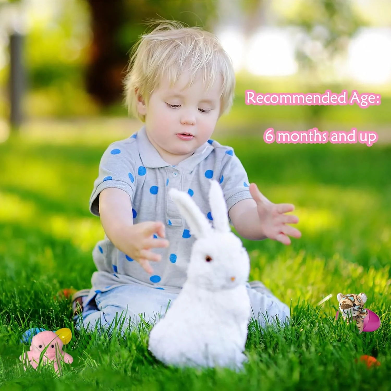 Prefilled Easter Eggs with Animal & Family Finger Puppet Easter Egg Gift Set Amen Artisan - Image 5