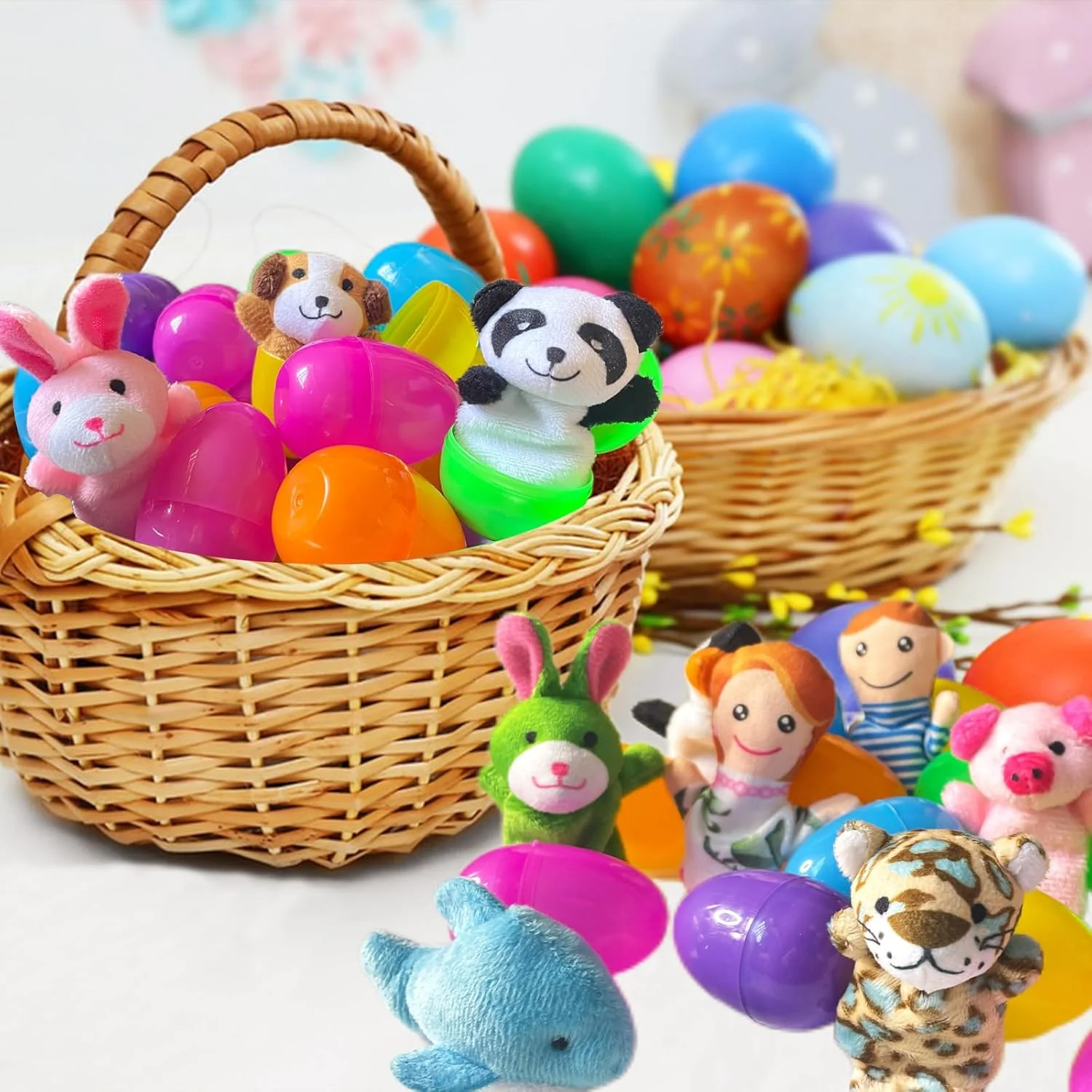 Prefilled Easter Eggs with Animal & Family Finger Puppet Easter Egg Gift Set Amen Artisan - Image 7