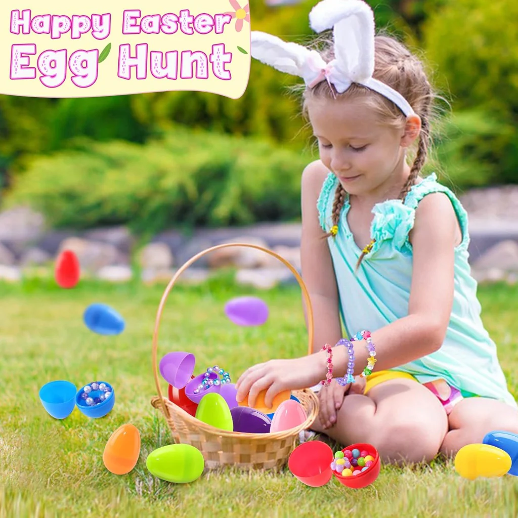 Prefilled Easter Eggs with Easter Eggs Bracelet Gift Set  Amen Artisan - Image 2