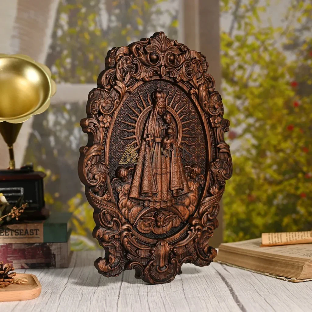 Queen of Heaven and Child Amen Artisan - Image 2
