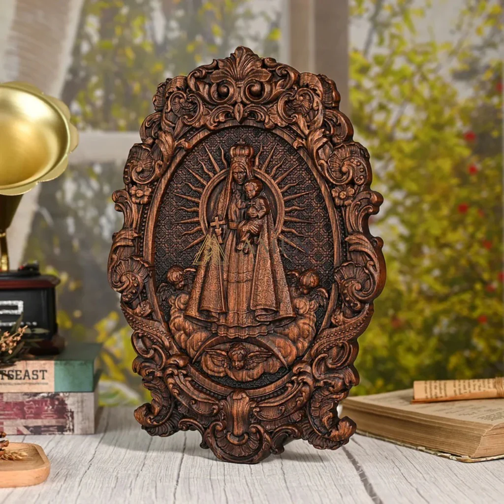 Queen of Heaven and Child Amen Artisan - Image 3