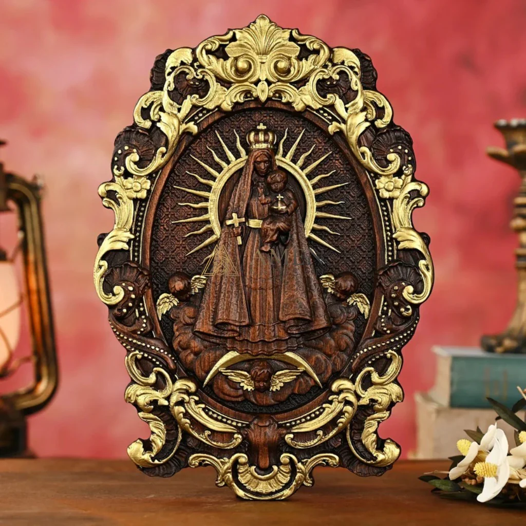 Queen of Heaven and Child Amen Artisan - Image 4