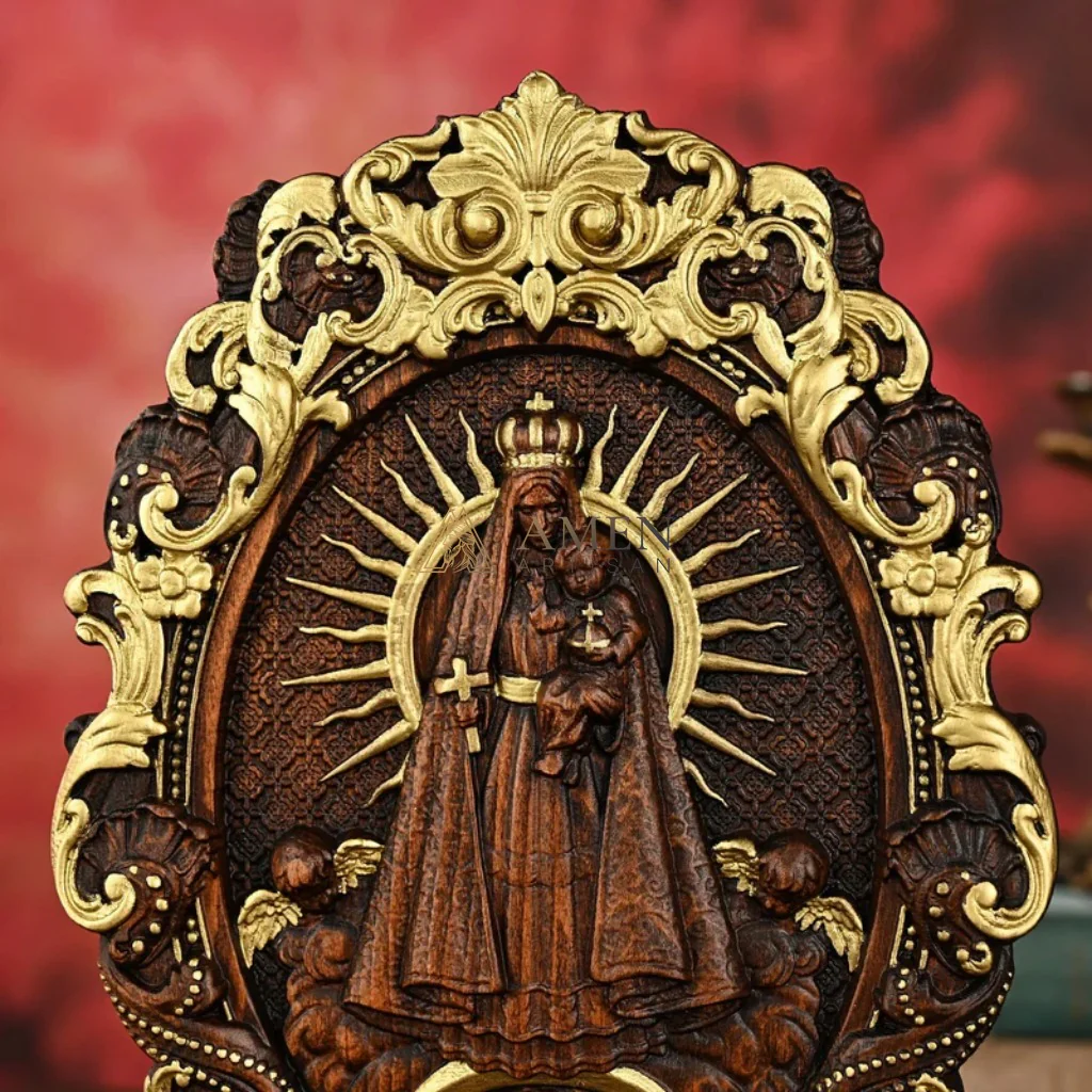 Queen of Heaven and Child Amen Artisan - Image 7