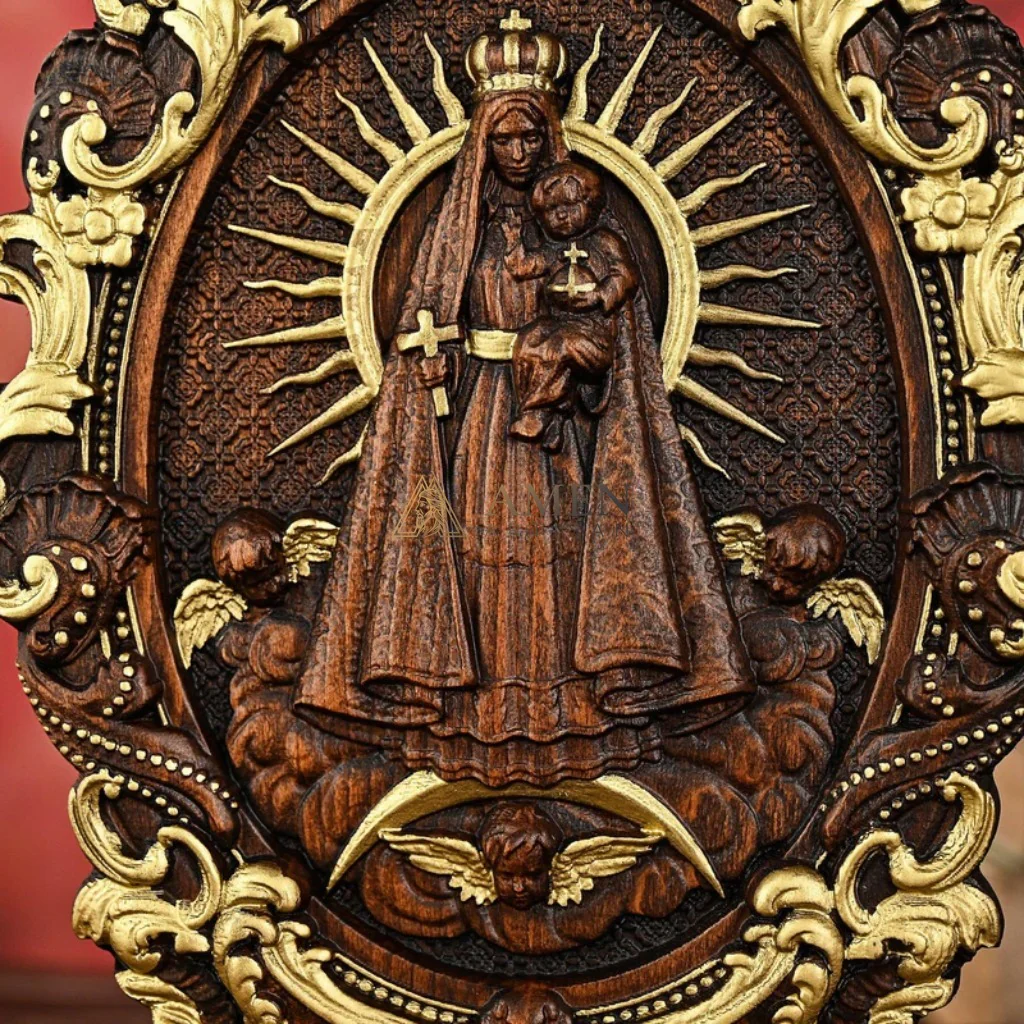 Queen of Heaven and Child Amen Artisan - Image 8