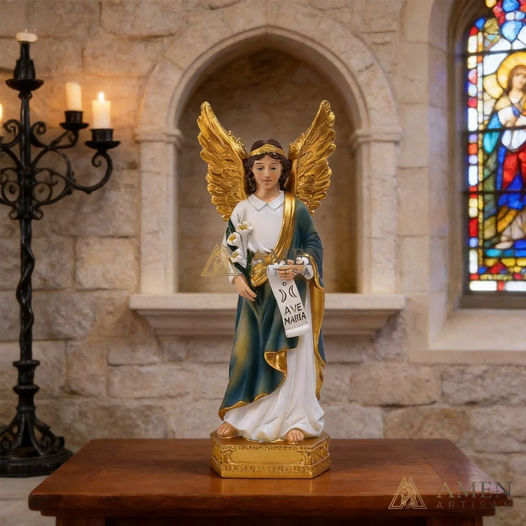 Saint Gabriel The Archangel Statue Amen Artisan - Image 3