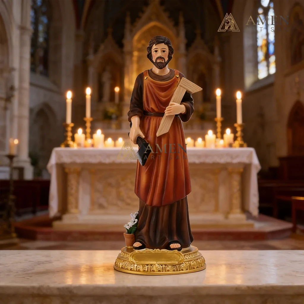 Saint Joseph Statue Amen Artisan - Image 2