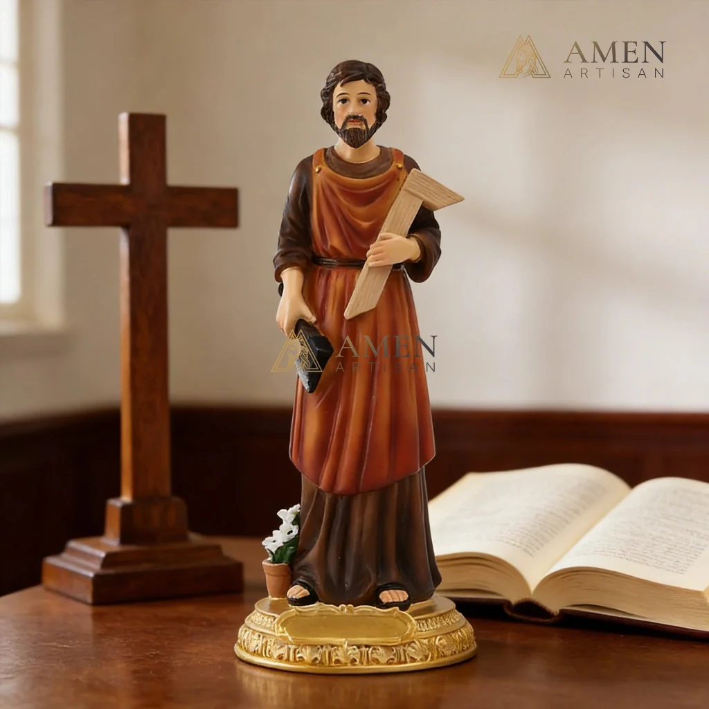 Saint Joseph Statue Amen Artisan - Image 4