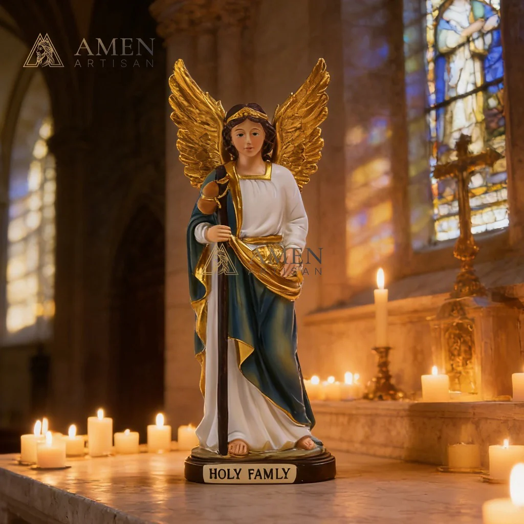 Saint Raphael The Archangel Statue Amen Artisan - Image 2
