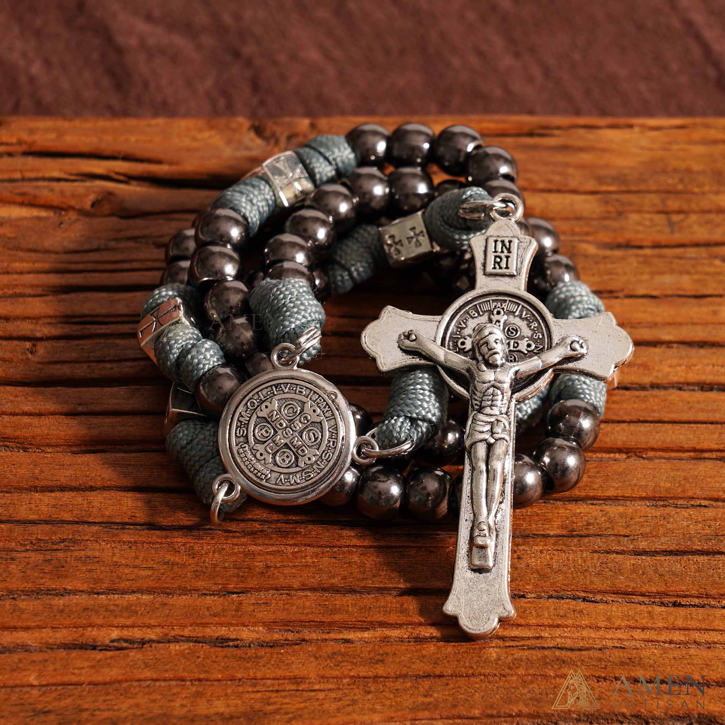 【Limited-Time 50% Off】Heavy Brass Saint Benedict Rosary – Built for Strength & Weight (~5oz) - Image 18