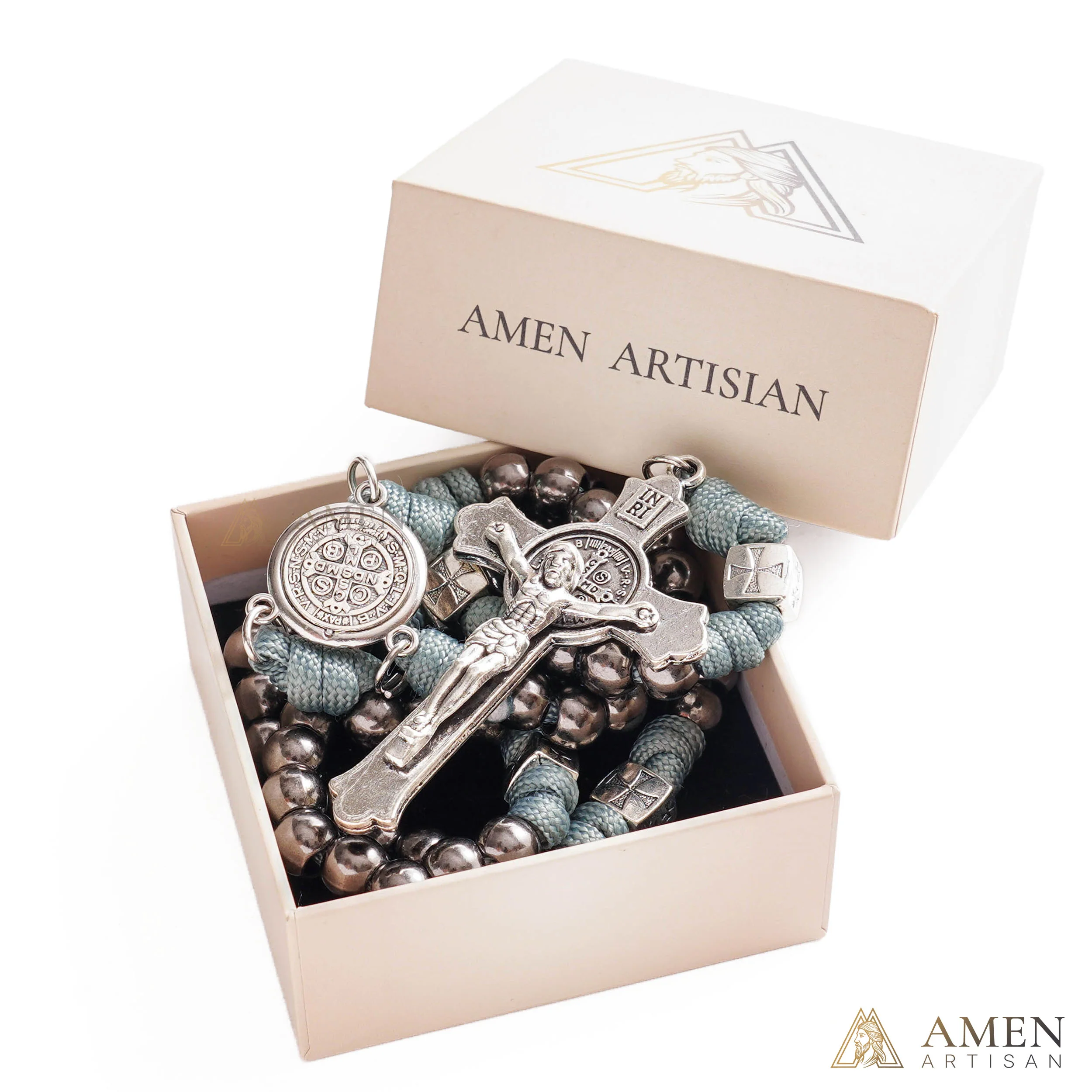 【Limited-Time 50% Off】Heavy Brass Saint Benedict Rosary – Built for Strength & Weight (~5oz) - Image 21