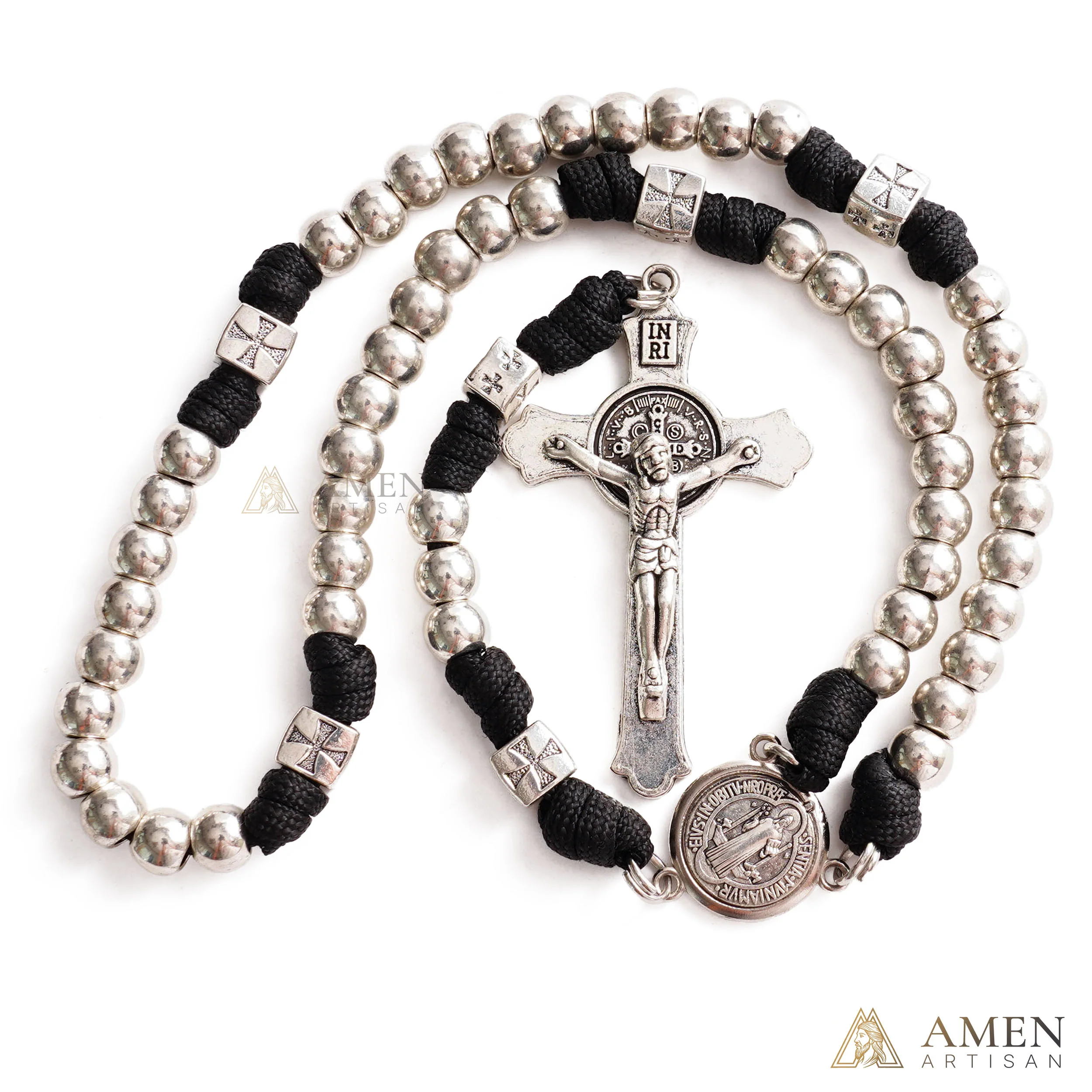【Limited-Time 50% Off】Heavy Brass Saint Benedict Rosary – Built for Strength & Weight (~5oz) - Image 8