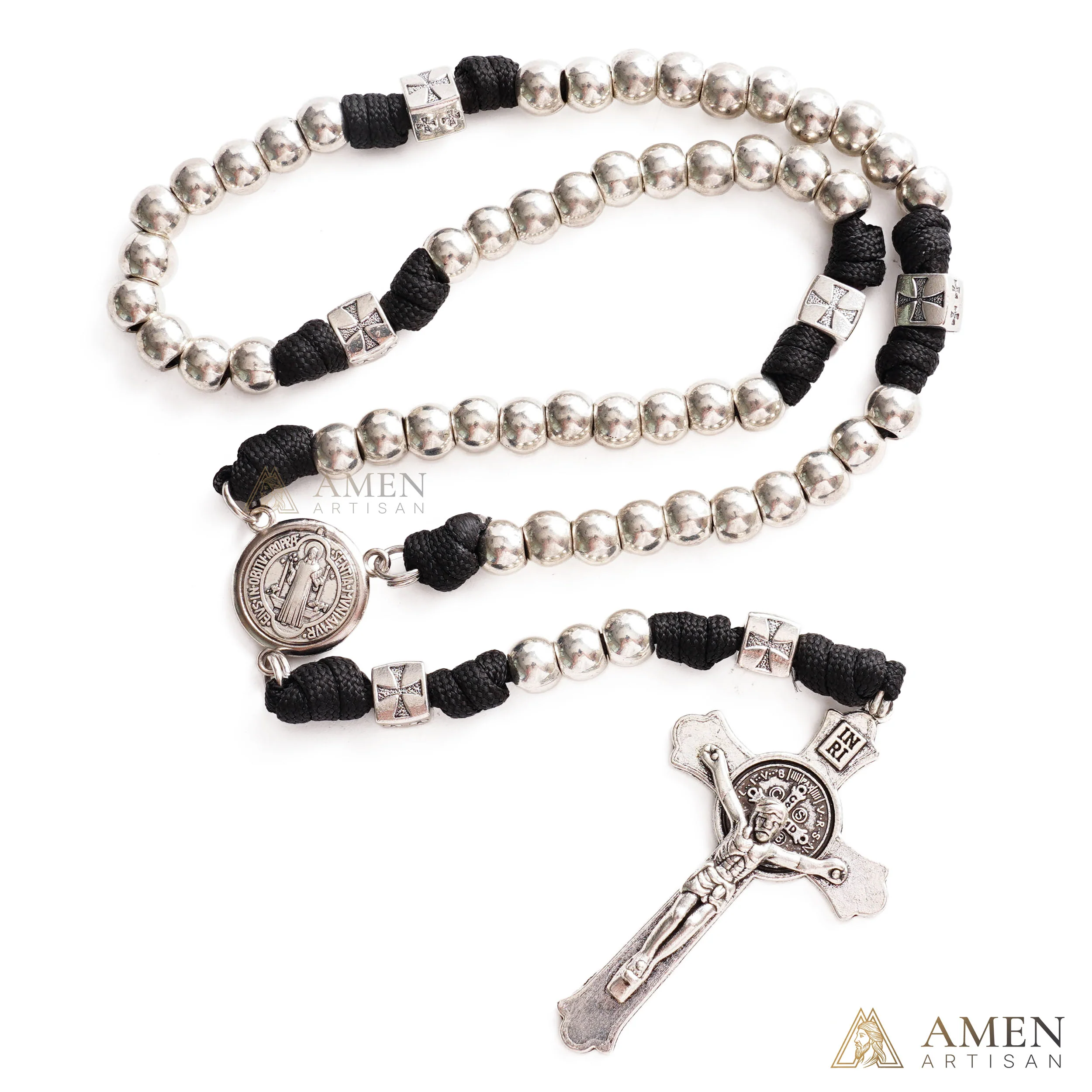 【Limited-Time 50% Off】Heavy Brass Saint Benedict Rosary – Built for Strength & Weight (~5oz) - Image 9