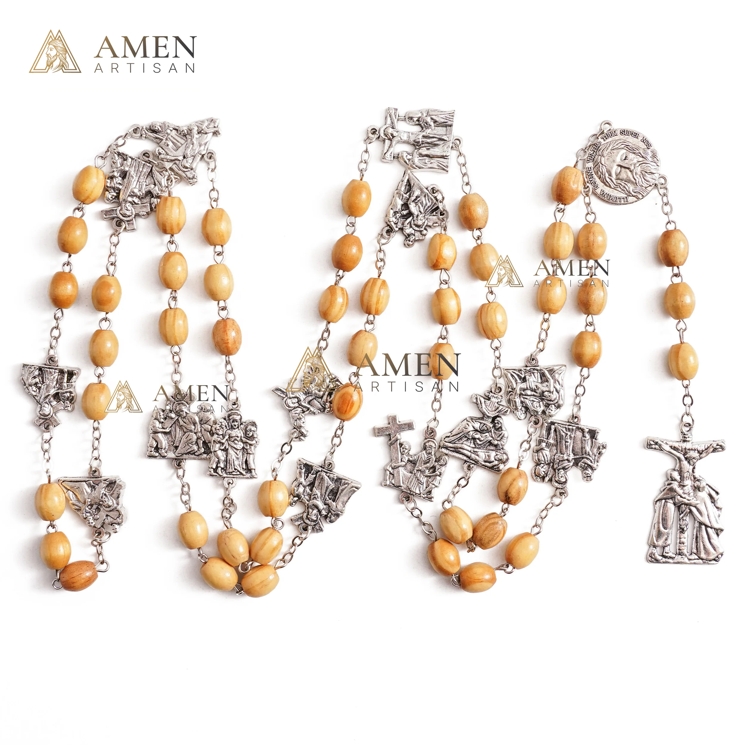 Stations of the Cross Rosary Amen Artisan - Image 4