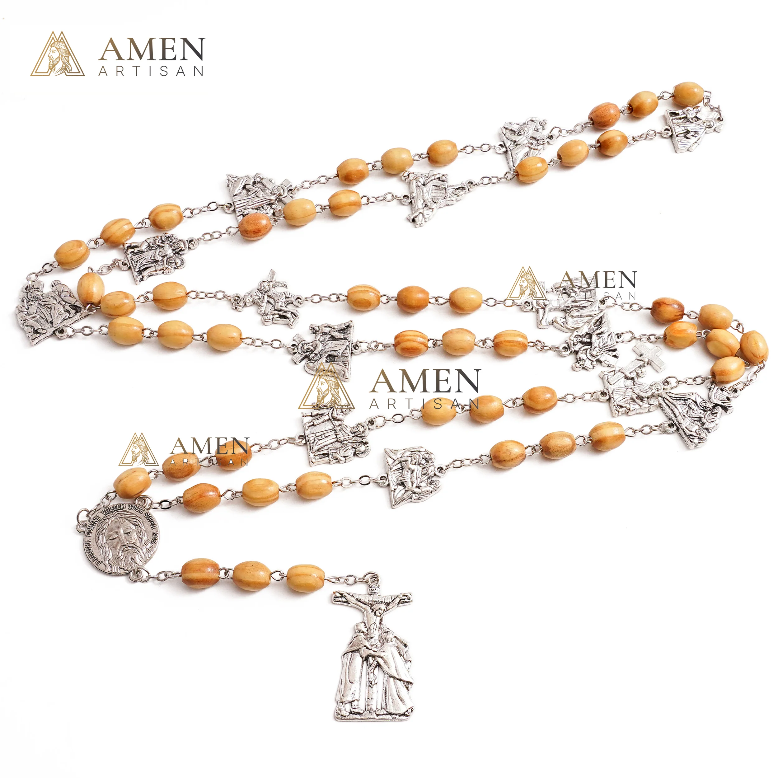 Stations of the Cross Rosary Amen Artisan - Image 5