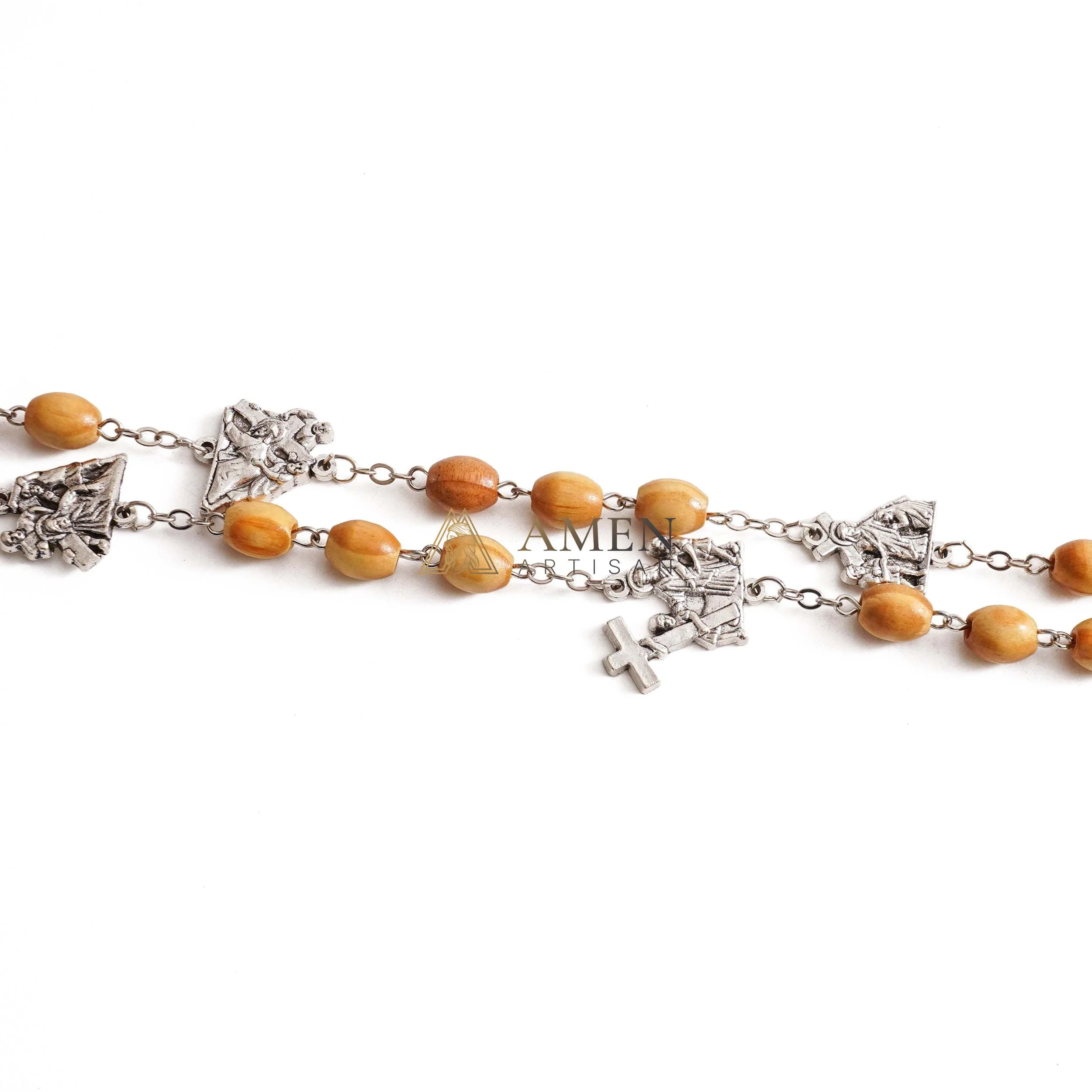 Stations of the Cross Rosary Amen Artisan - Image 6