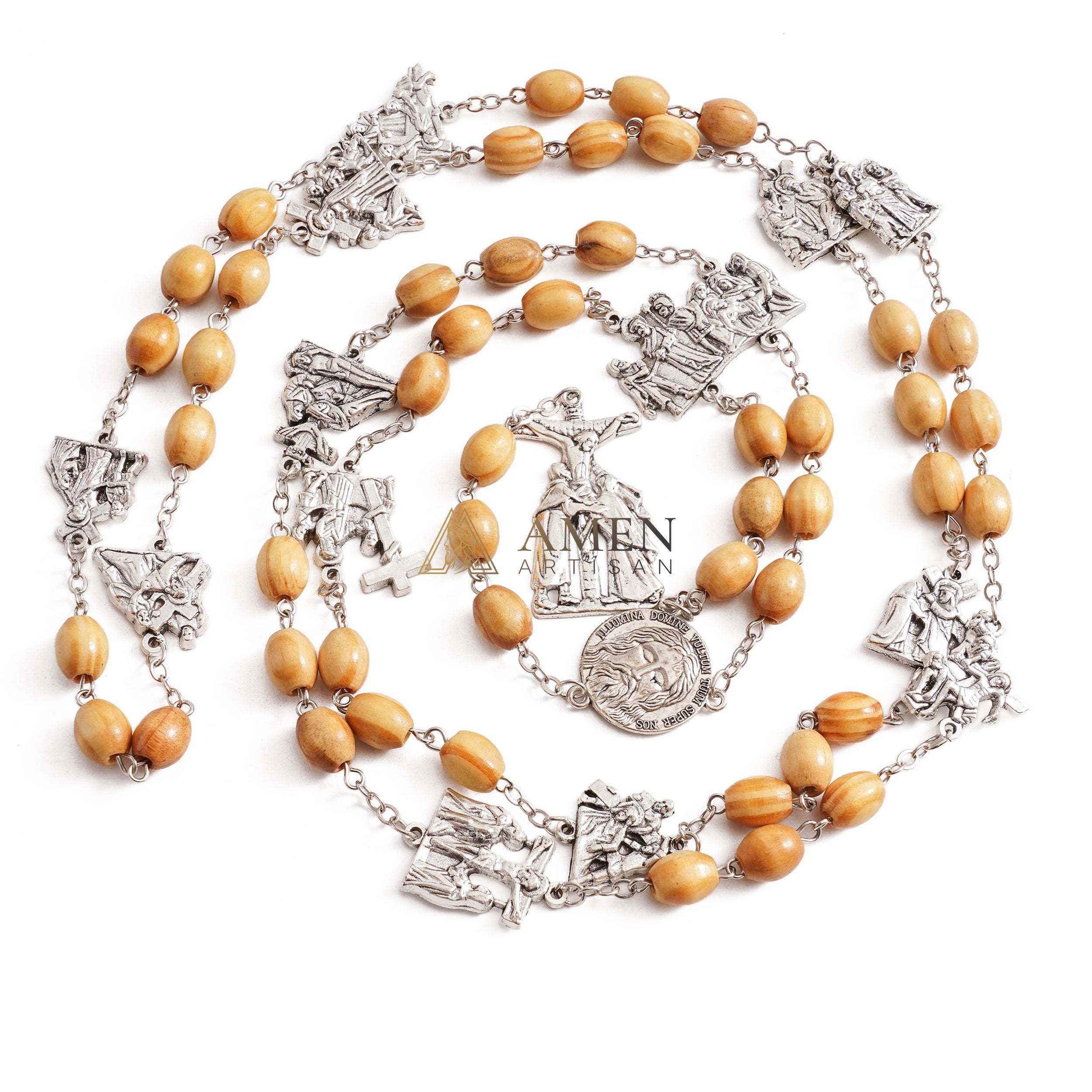 Stations of the Cross Rosary Amen Artisan - Image 7