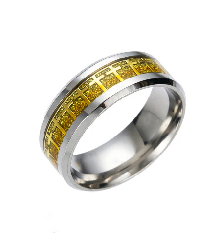 Titanium Steel Multi-Cross Ring | Amen Artisan - Image 4