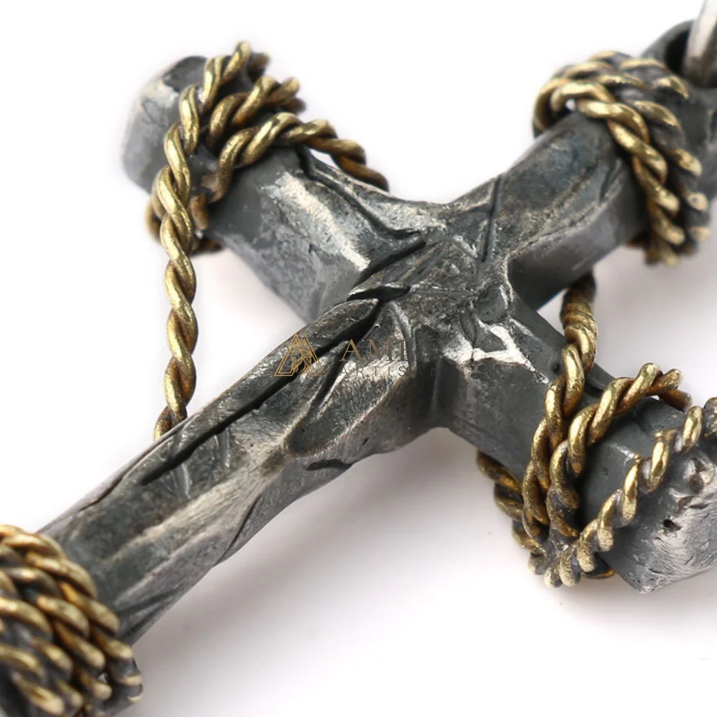 Vintage Cross Necklace Amen Artisan