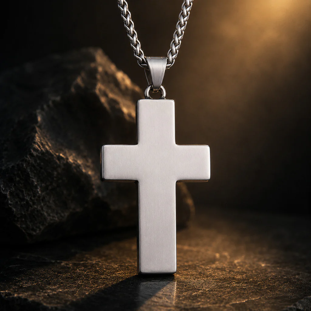 【Deal Today】Vintage Cross Pendant Necklace | Amen Artisan - Image 3