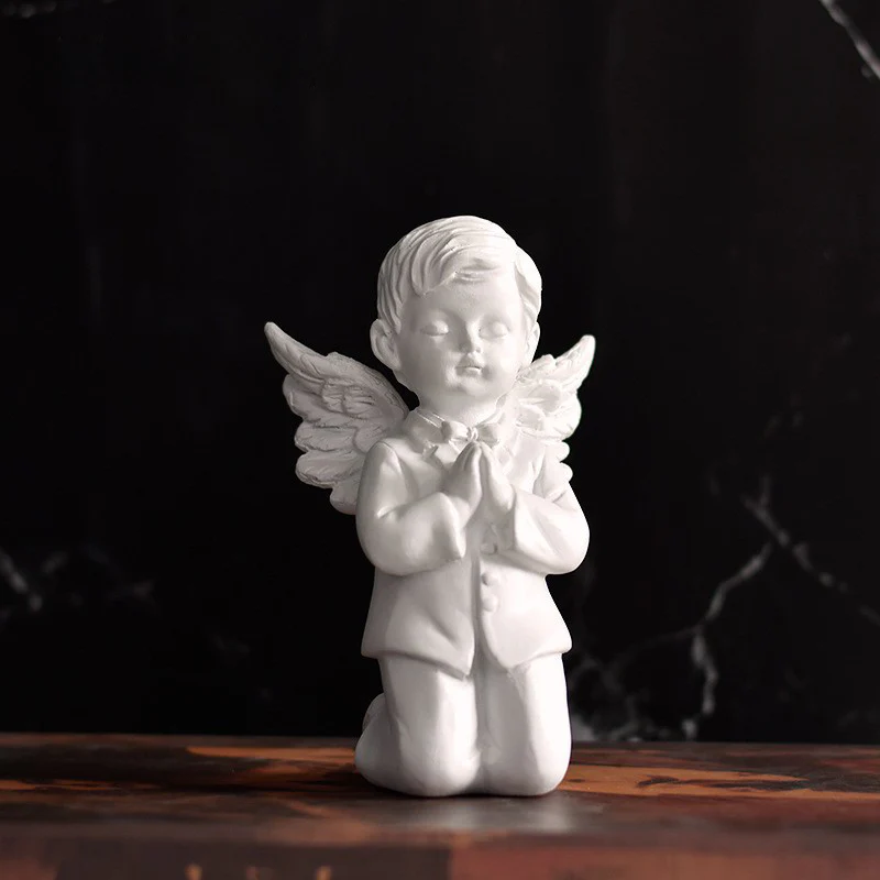 Vintage Fairy & Angel Sculpture | Whimsical Desktop Vignette, Miniature Enchantment - Image 20