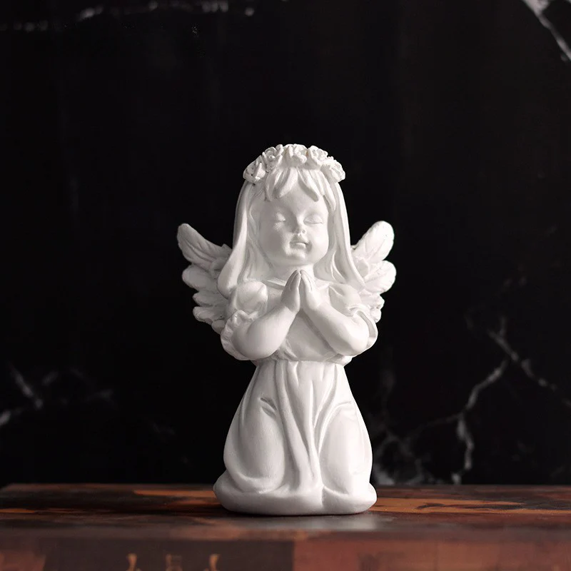 Vintage Fairy & Angel Sculpture | Whimsical Desktop Vignette, Miniature Enchantment - Image 21