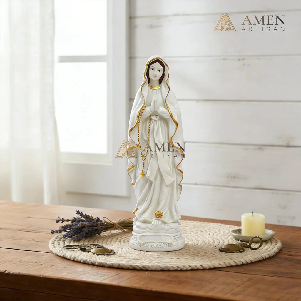 Virgin Mary Statue Amen Artisan