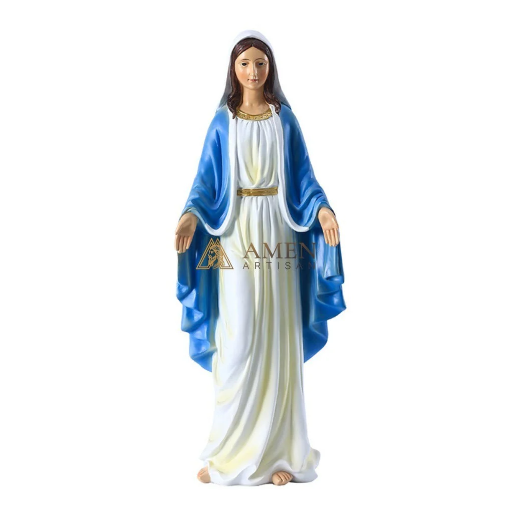 Virgin Mary Statue Amen Artisan - Image 5